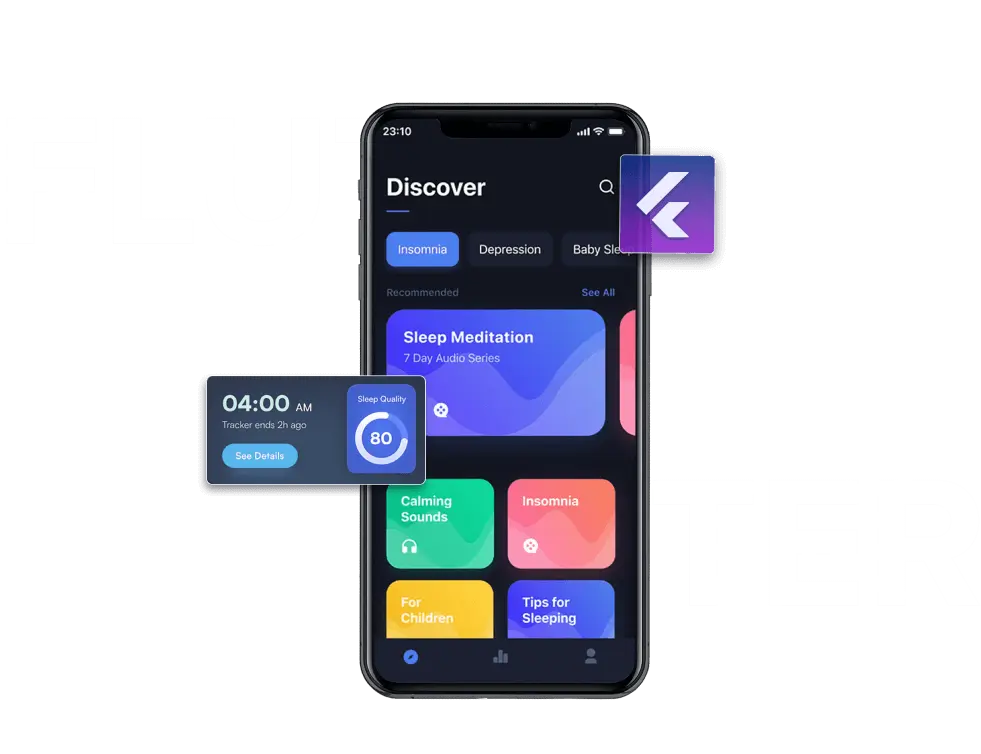 Flutter app development
