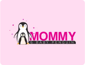 Mommy & Baby Penguin